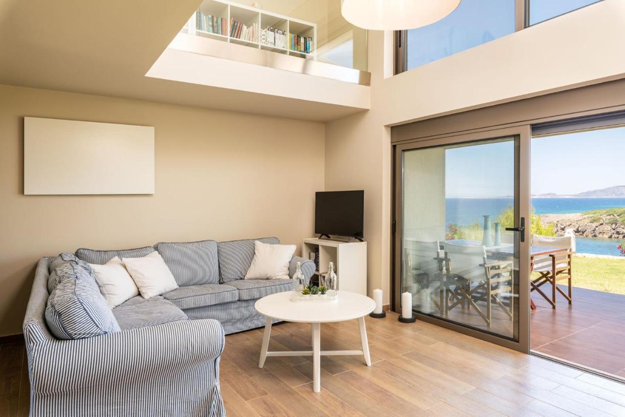 Villa Idyle - Beachfront Residence Tragana  Luaran gambar